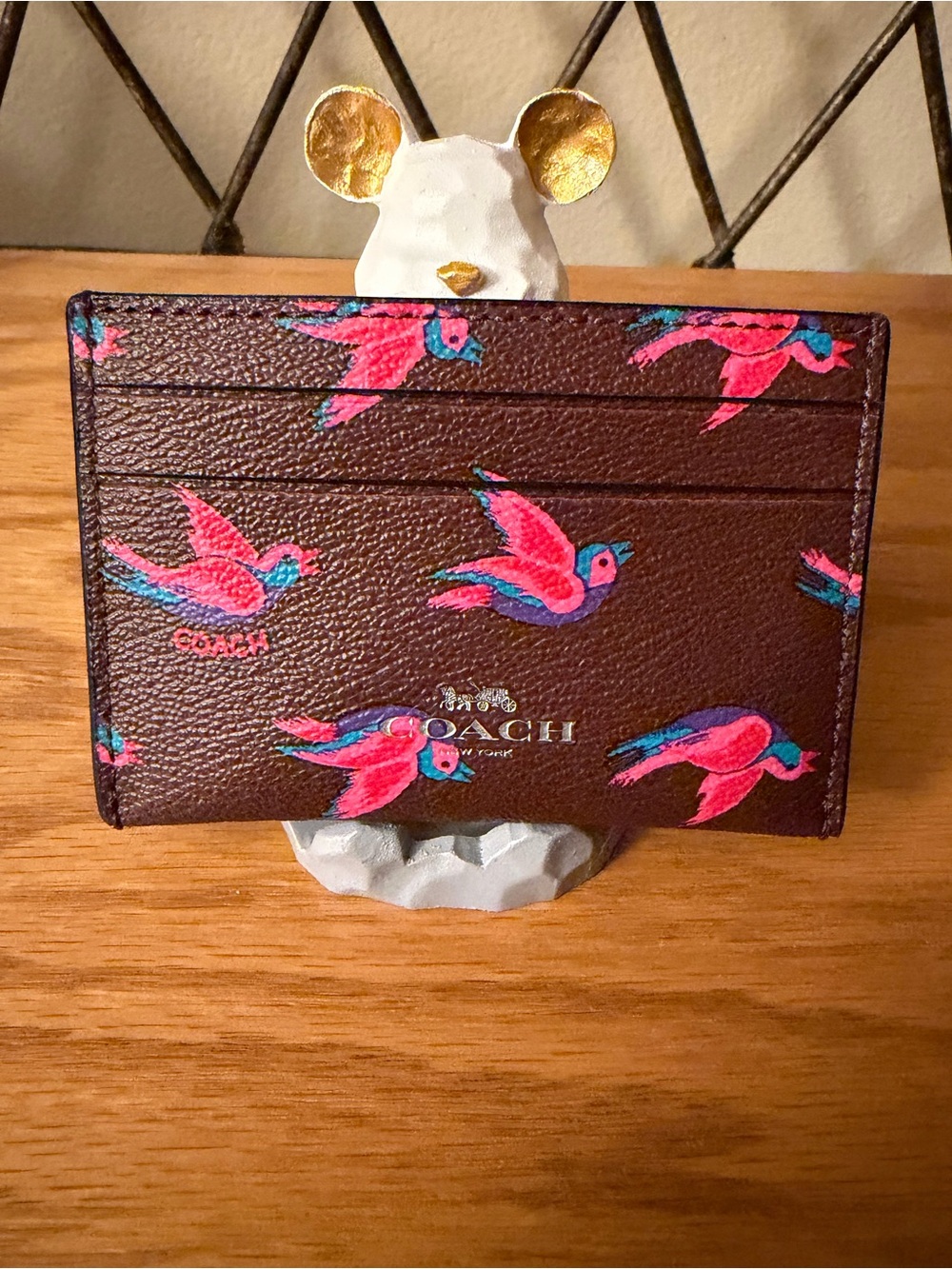 Coach “Happy Birds” Card Holder(Bundle)